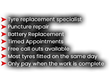 Easy Tyre & Battery Replacements Tick Boxes PNG 004